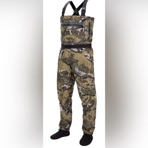 BASSDASH Breathable Ultra Lightweight Camo Chest Stocking Foot Fishing Hunting